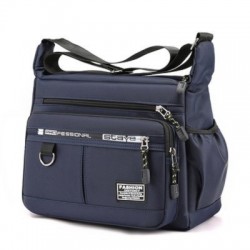 Szín: kék - Férfi Messenger Crossbody válltáskák Sling Pack Kézitáska Munkahelyi Vízálló Oxford Többrétegű Pocket