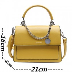 Szín: sárga - Totes Táskák Női Luxus Designer Kézitáska PU Egykeresztes válltáska Trend Daily Messenger Táskák Cross
