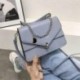 Szín: kék - Totes Táskák Női Luxus Dizájner Kézitáska PU Egykaros válltáska Trend Daily Messenger Táskák Cross Body