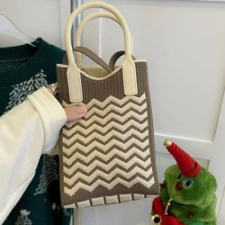 Szín: 4 - Divat, mini kötött válltáska Crossbody táska Aranyos macska kézitáska Alkalmi trendi, All-Match hordozható