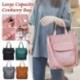 Fehér szín - Corduroy hordtáska női válltáskáknak 2023 Designer kézitáskák Fém csatos Shopper Messenger Iskolai