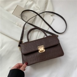 Szín: Barna - Női táska Luxus Designer Kézitáska Keresztben válltáska Márka Kézi Tote Napi Kis Flap Messenger