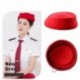 Fehér szín - Stewardess sapka Air Hostess gyapjú filc svájcisapka légiutas-kísérő Vintage formális egyenruha sapkák
