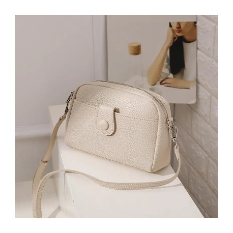 Fehér szín - Egyszerű Crossbody válltáska Totes Női Luxus Designer Kézitáska Pénztárca Trend Napi Messenger Táskák
