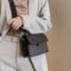 Szín: barna - Kézitáskák Luxus márkájú Messenger Bag PU női egykeresztes válltáska Trend Tote széles pántok Flip