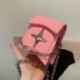 Szín: rózsaszín - Personality Chain Y2K Star Clutch Kézitáskák Koreai Női Mini Crossbody válltáska Luxus Design Márka