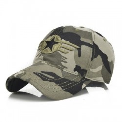 Szín: terepszínű-56-60cm - Nyári hálós férfi baseballsapka, hímzés, légáteresztő pamut Snapback taktikai napsapka