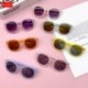 A lencsék színe: kék, sárga - KLASSNUM Kids Kerek Napszemüvegek Márka Designer Gyermekek Aranyos Napszemüvegek Vintage