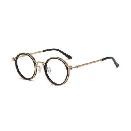 Keret színe: arany-150 - Retro olvasószemüvegek Férfi Intelligens Zoom Szemüveg Kerek Keret Presbyopia Szemüvegek Üzleti