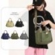 Fekete szín - Csomagtartók Táskák Női Nagy kapacitású Kézitáskák Japán vászon Egy vállas Messenger Bag Több zsebes