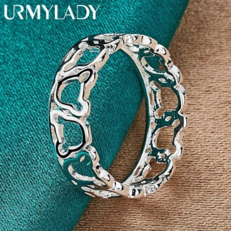 9---URMYLADY-925-Sterling-ez__st-__reges-medv__k-7-10_-gy__r__-n__knek-esk__v__i-b__b__j-eljegyz__si-divat-egyszer__-__kszerek