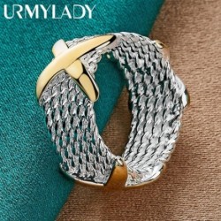 10---URMYLADY-925-Sterling-Ez__st-Kereszt-7-10_-gy__r__-N__i-Divatos-Esk__v__i-B__j-__kszerek