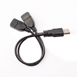 USB 2.0 PORT HUB dupla USB elosztó adapter