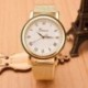 Fashion Nők Classic Genf Quartz luxus rozsdamentes acél Wrist Watch